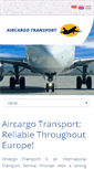 Mobile Screenshot of aircargo-transport.eu