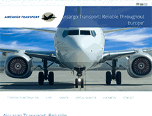 Tablet Screenshot of aircargo-transport.eu